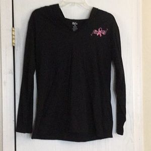 Breast Cancer shirt hoodie. Size Medium.